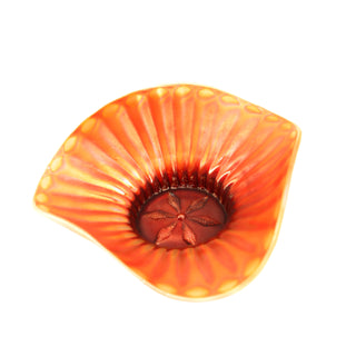 Carnival Glass Sunburst Berry Bowl