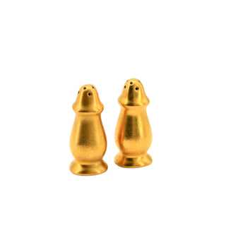 Pair of Pickard Gold Encrusted Salt & Pepper Shakers