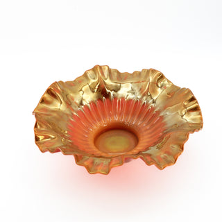 Imperial Glass Carnival Display Bowl