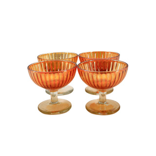 Imperial Glass Carnival Sorbet Bowl Set (Four Piece)