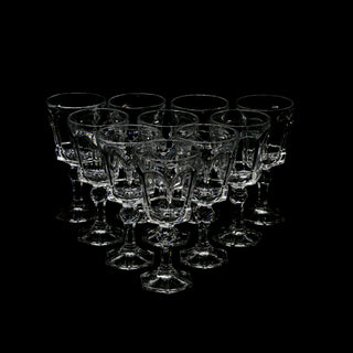 Fostoria Virginia Crystal Wine Glasses - Set Of 10