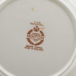 Minton Bone China "Ancestral" Soup Bowls (Four Piece)