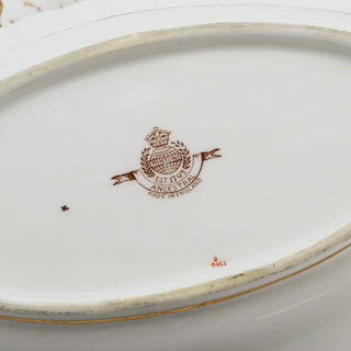 Minton Bone China "Ancestral" Oval Serving Platters (Two Piece)