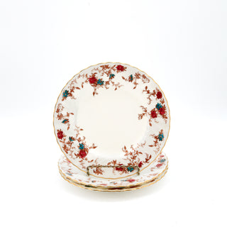 Minton Bone China "Ancestral" Salad Plates (Three Piece)