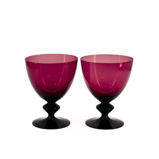 Imperial Glass Company Wine Glass - Set Of 2 In Purple