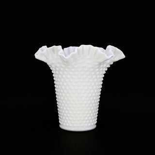 Fenton Ruffled "Hobnail" Vase