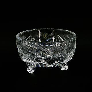 Belfor "Pinwheel" Footed Crystal Candy Dish