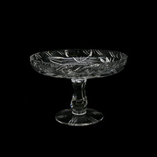 "Starburst" Crystal Pedestal Compote