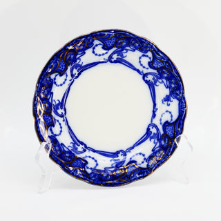 Henry Alcock & Co. Blue Flow "Delamer" Bread Plate