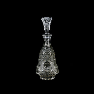 German Bell Shaped Glass Decanter With Stopper